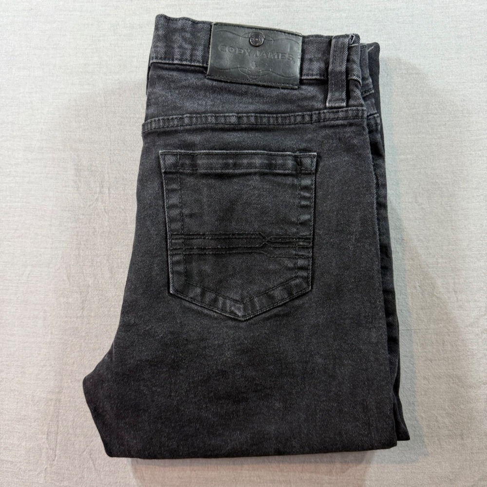 Cody‎ James Jeans Mens 30x32 Black Excellent Straight Leg Stretch Denim